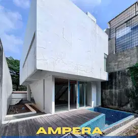 JUAL RUMAH di AMPERA Design by Andra Martin Dalam Komplek