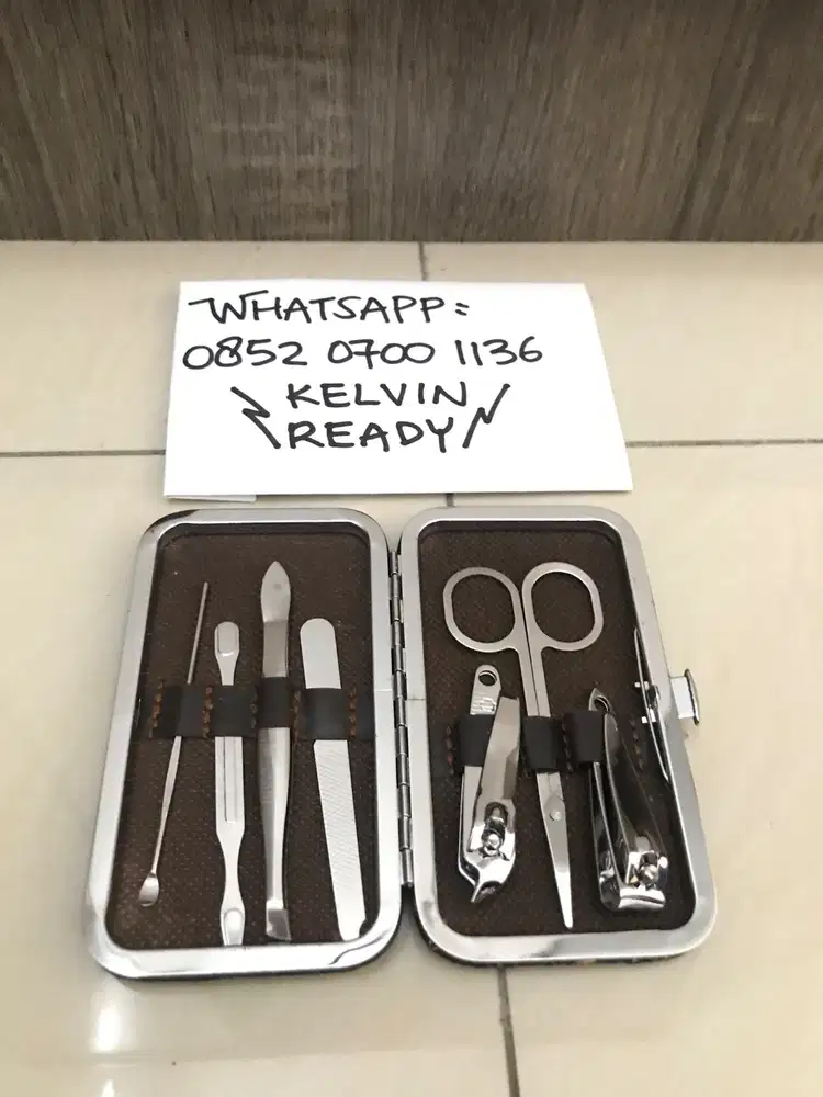 Nail Art Set Perlengkapan Manicure Pedicure 7pcs Gunting Kuku Wajah 7