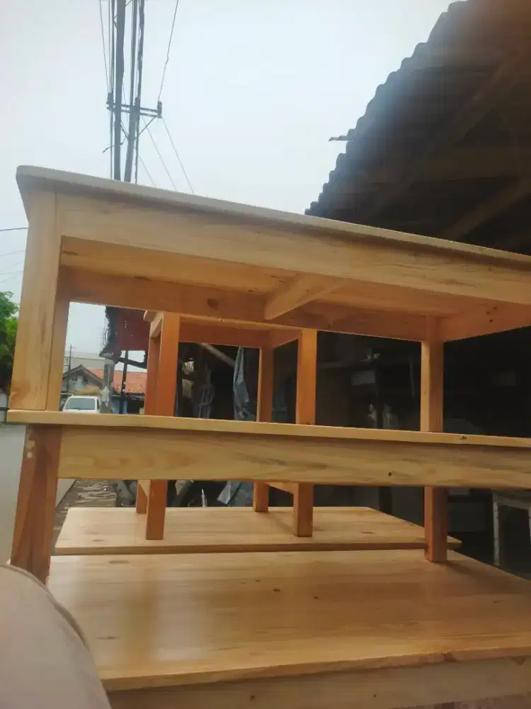 menerima pesanan meja lesehan ukuran 100x50x30