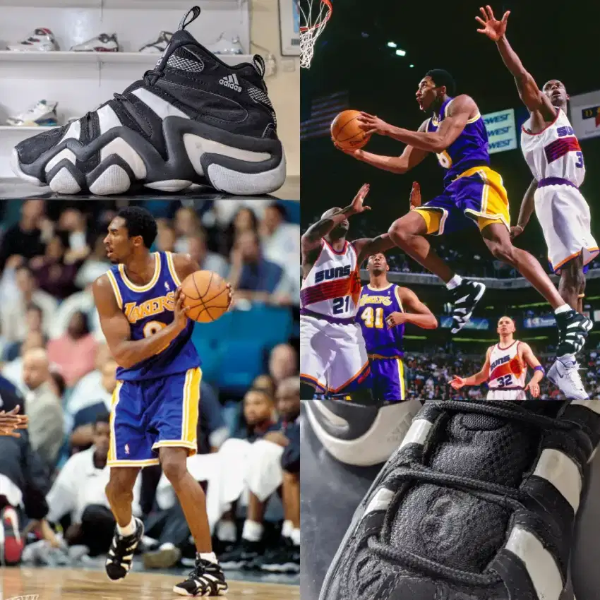 Sepatu Basket Adidas Crazy 8 Black White