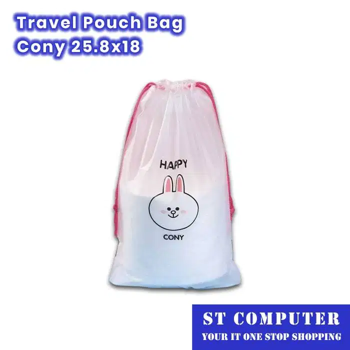 Travel Pouch Bag Cony 25.8x18 Isi 6