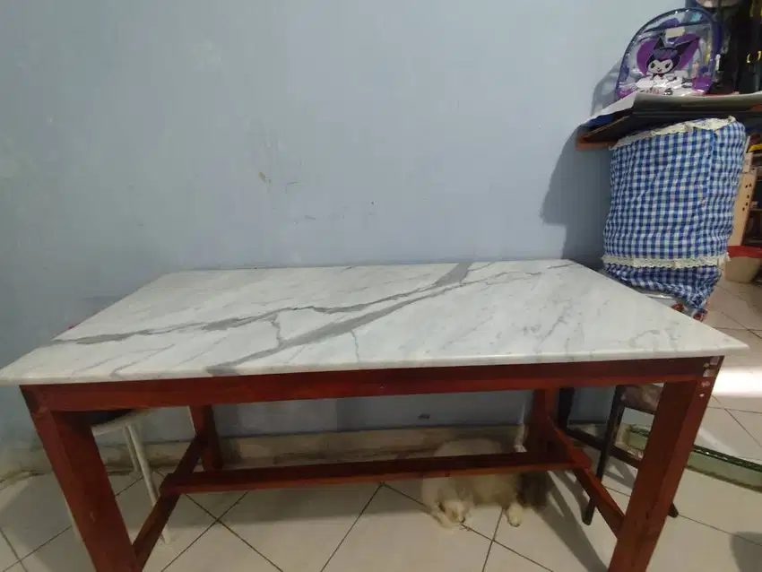 Meja Marmer Ukuran 60x134 cm