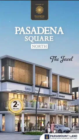 Ruko 4,5 x 14 Pasadena Square North - 2nd Phase The Jewel