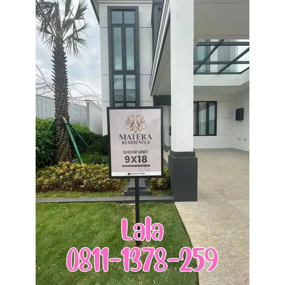 DP 5% Matera Residences Serpong View 32 ha Lakes Nature & Full Marmer