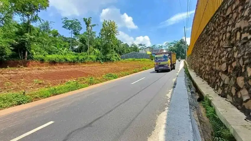 Tanah free biaya nempel jalan raya gunung pati