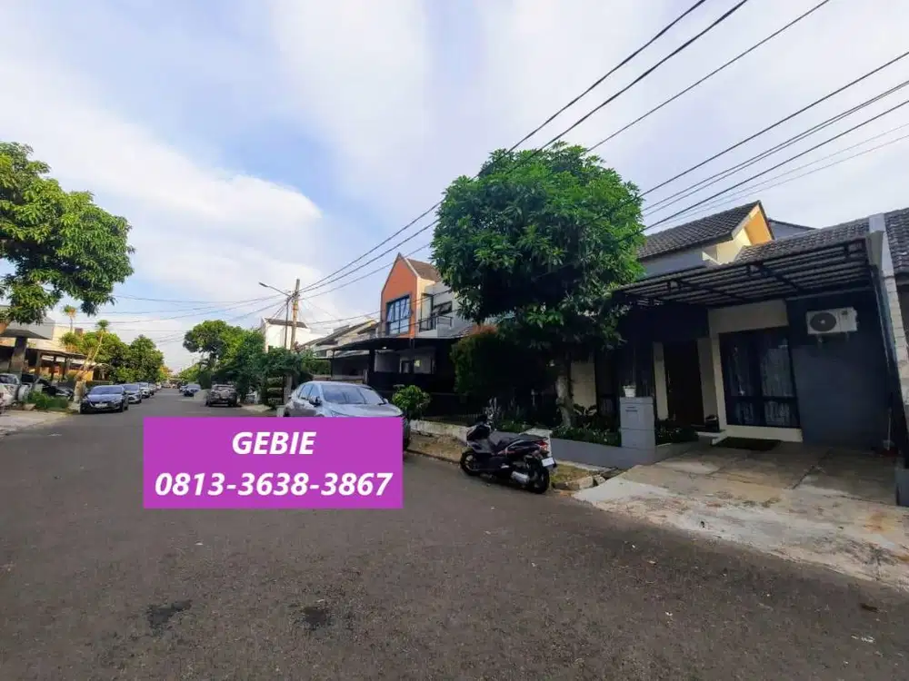 Rumah Asri Lingkungan Nyaman 1 lantai di Graha Bintaro NY-15153