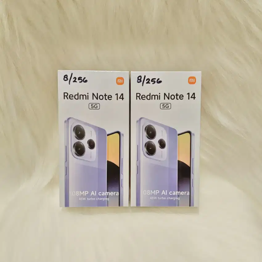 Xiaomi Redmi Note 14 5G 8/256Gb 12/512Gb New Baru Garansi Resmi 1 Thn