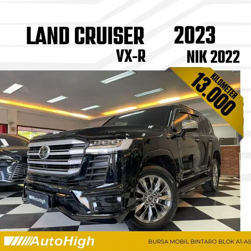 DP10% [Km13.000] Land Cruiser VXR 2022 Black / GR Reg 2024 #AUTOHIGH