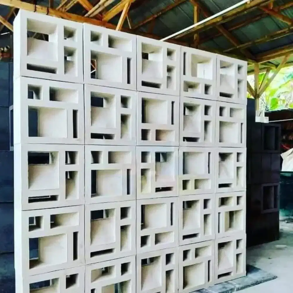 Loster minimalis lb4 putih 2 sisi