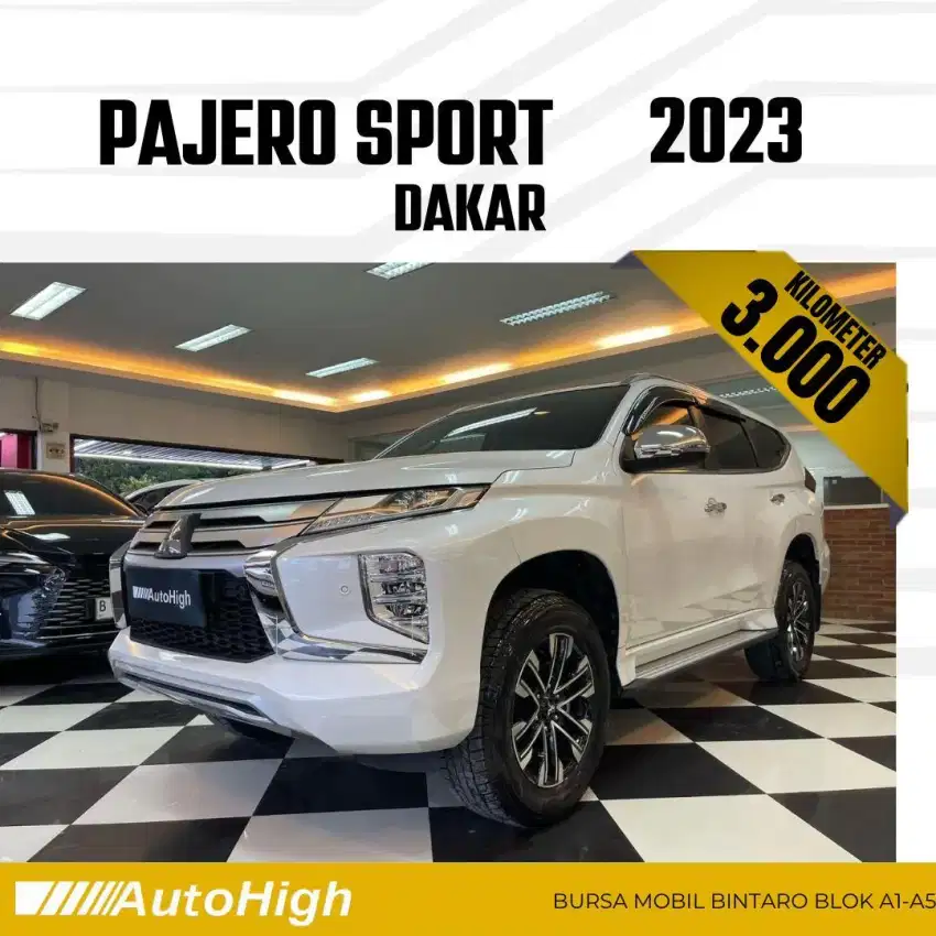 DP10% [Km3.000] Pajero Sport Dakar 2023 White Reg 2024 #AUTOHIGH