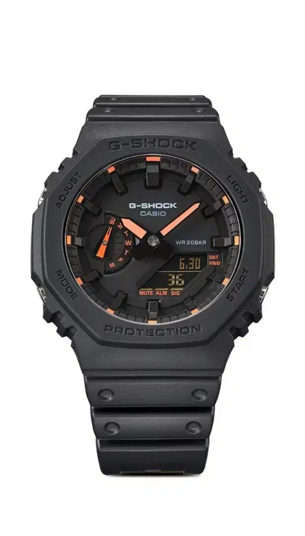 Jam Tangan Casio G-Shock GA2100 1A4DR Neon Orange