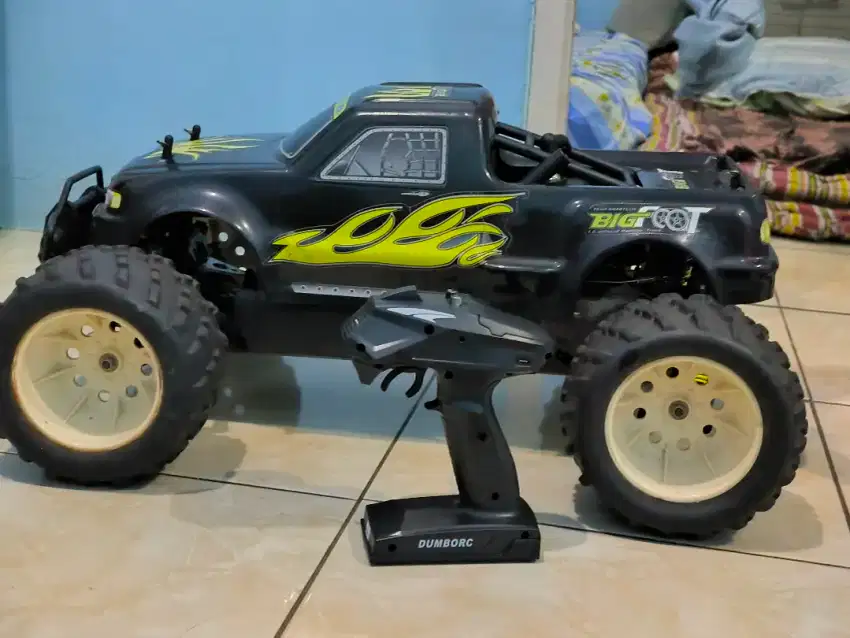 Rc big foot smartech 1/5 mesin 2 tak