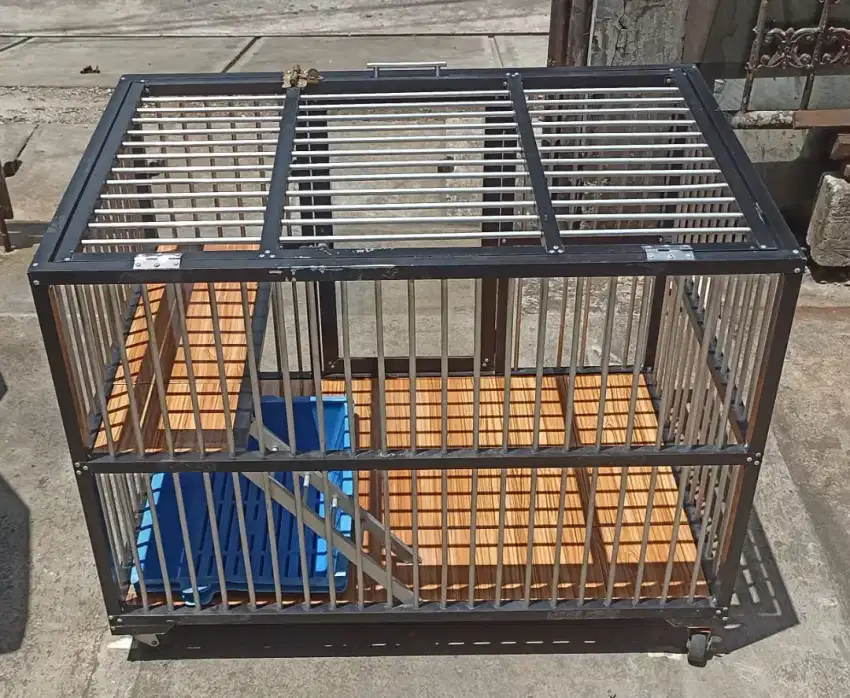 Kandang Kucing bahan Aluminium