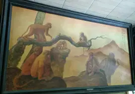BU Lukisan Leemanfong Tema Monyet