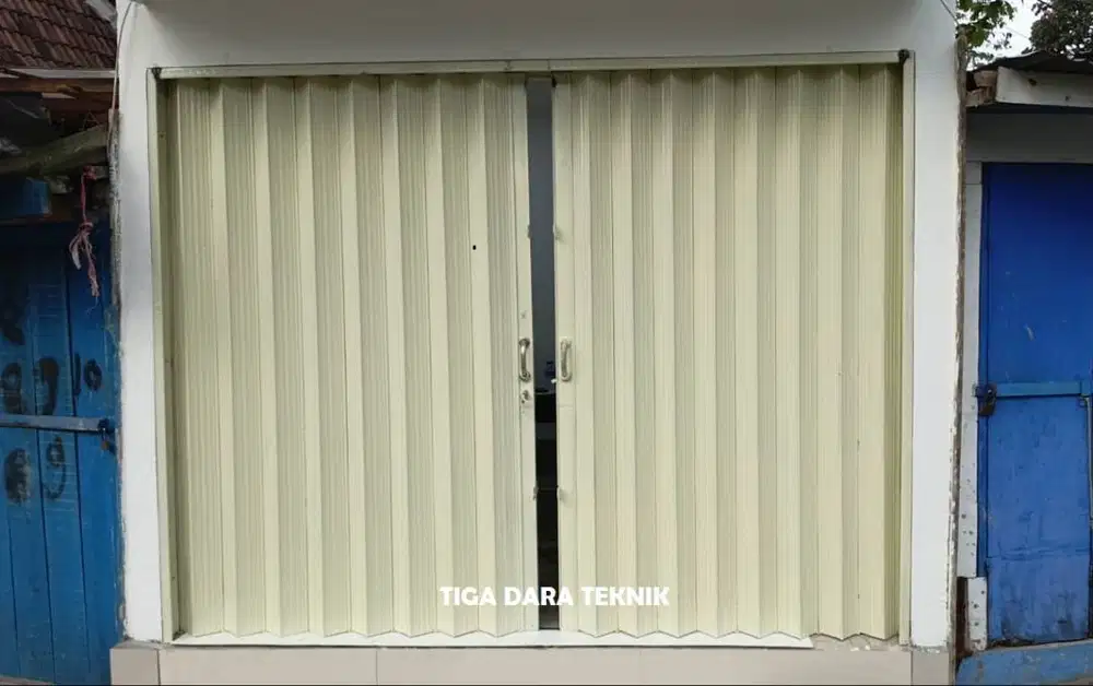 Pintu Harmonika / Folding gate, Pasang service bandung cimahi