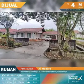 Dijual rumah di Jl. Madura, Pontianak