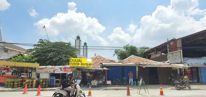 Tanah, Rumah Tua Plumpang Semper, Luas 16x18m2