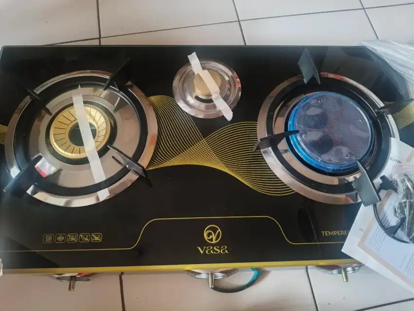 Kompor tempered glas vasa premium