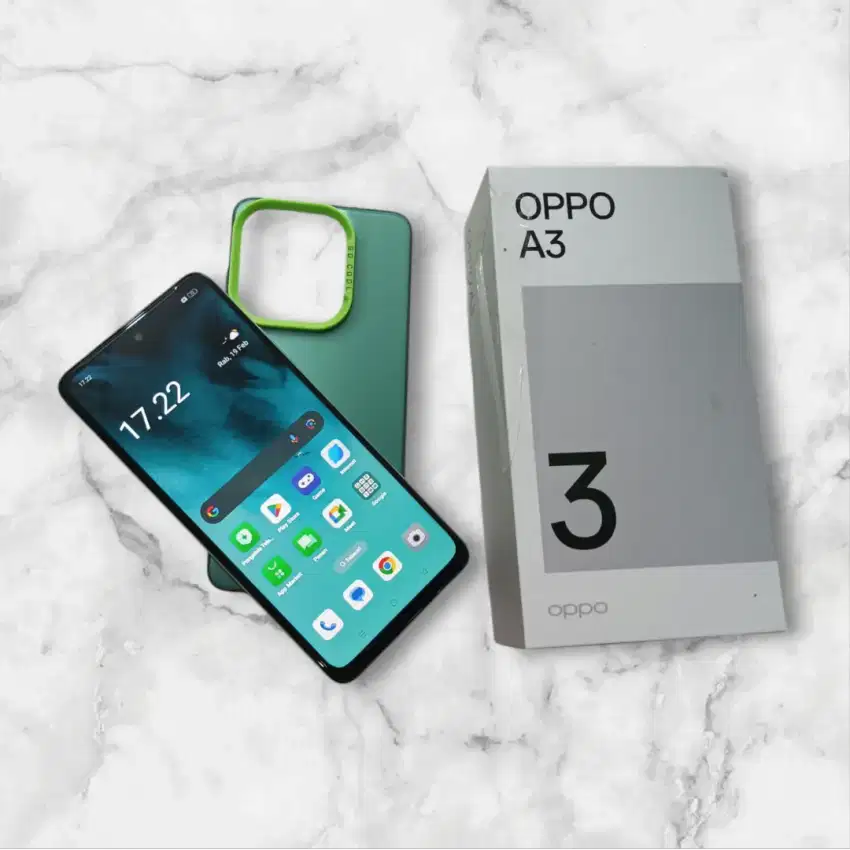 Oppo A3 NFC ORI RESMI fullset ram 8+8/128 nego