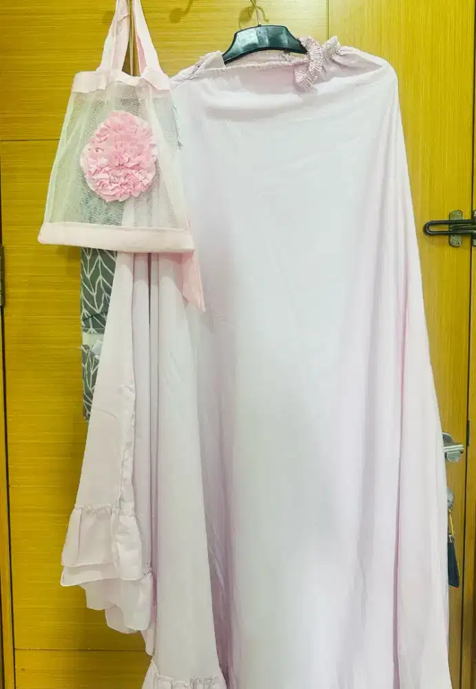 SALE!!! 120k  NEW Mukena Premium Baby Pink & Baby Doll