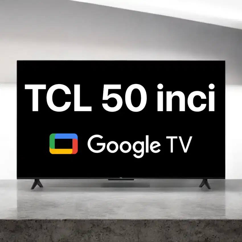 Bisa tt hp - TCL GoogleTV 50 inci 4K UHD baru