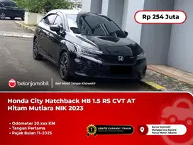 LIKE NEW !! HONDA CITY RS HATCHBACK 2023 / 2024 HITAM