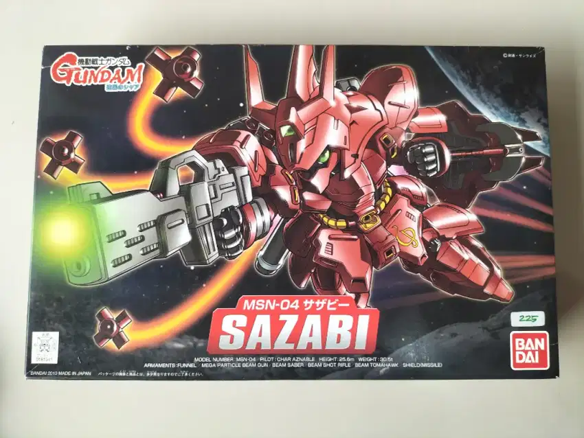 Di Jual Bandai SD BB Gundam Sazabi  Baru Original