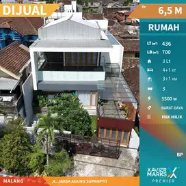 Dijual Rumah di Jaksa Agung Suprapto Klojen Malang  Modern Premium