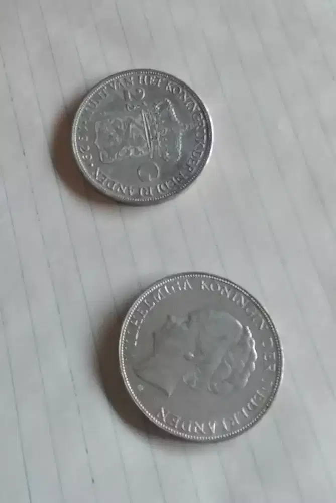 Uang kuno perak,2,5 golden