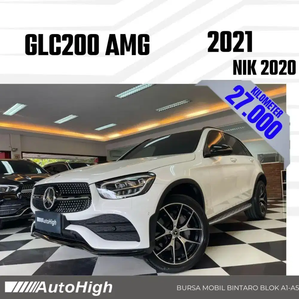 DP10% [Km27.000] GLC200 AMG 2020 White / GLC 200 Reg 2022 #AUTOHIGH