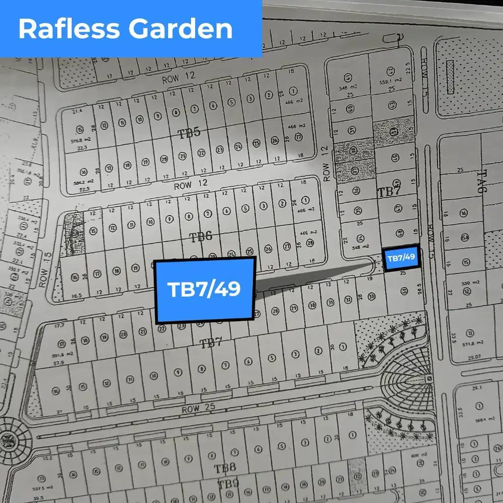 Dijual Tanah Raffles Garden Lokasi Strategis Citraland