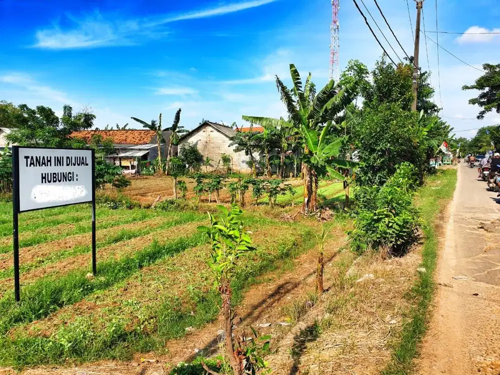 Dijual Tanah Posisi Strategis di Babelan, Bekasi Luas Tanah 2.478m2