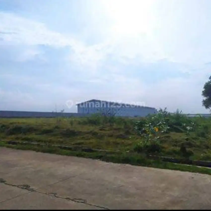 Tanah Kavling Industri Siap Bangun di Budi Texindo Cikande Serang