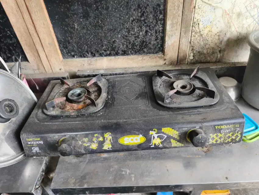 Dijual kompor 2 tungku