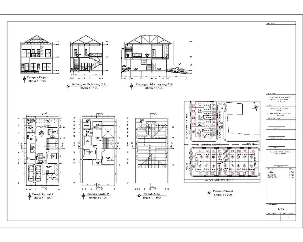 Jasa Gambar utk IMB, Disain Struktur, Disain Arsitek