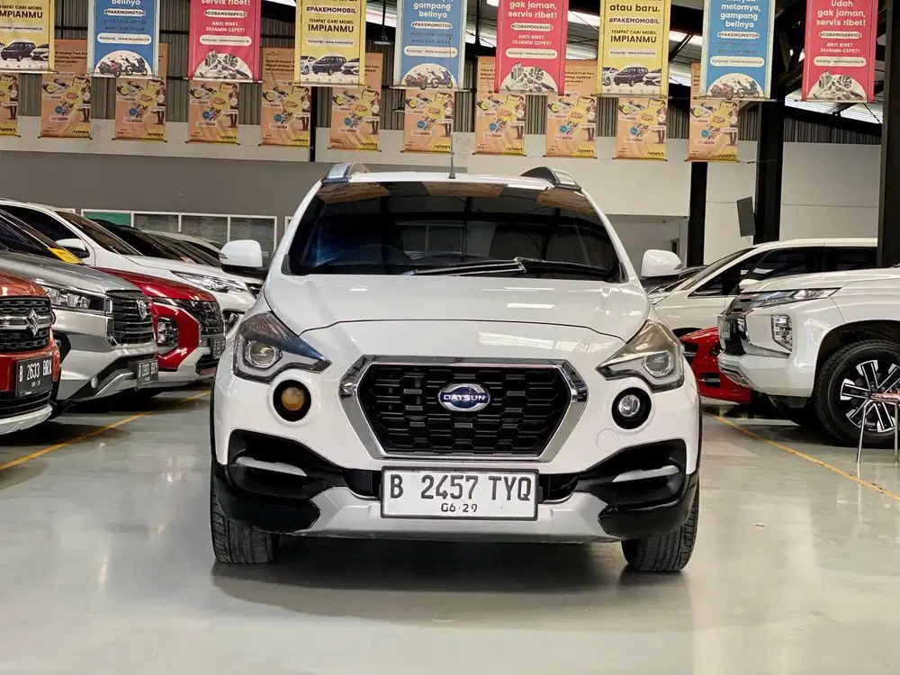 Termurah Datsun Cross 2018 CVT putih pajak panjang