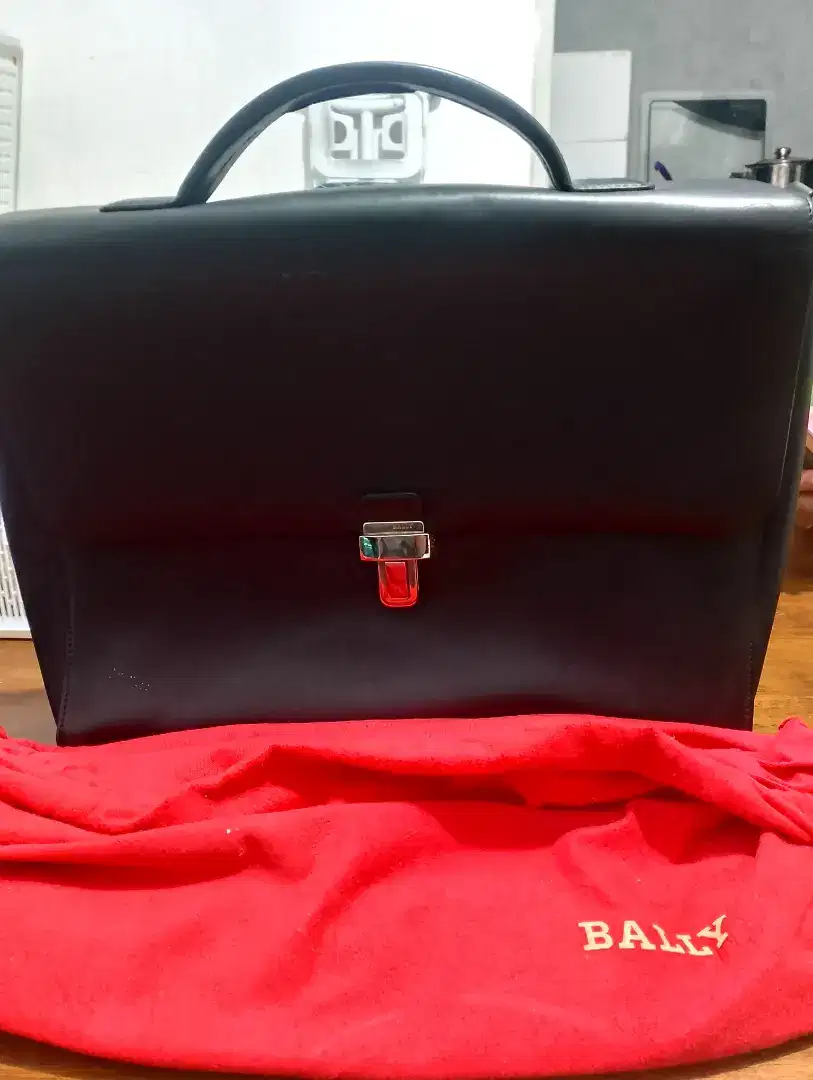 TAS KULIT BALLY ORIGINAL
