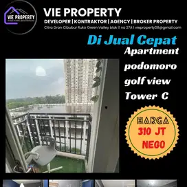 DIJUAL APARTMENT PODOMORO GOLF VIEW TOWER C CIBUBUR