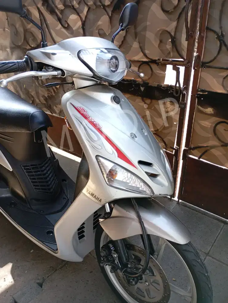 mio sporty asli silver silper perak 2007 non restorasi club atau ubah2