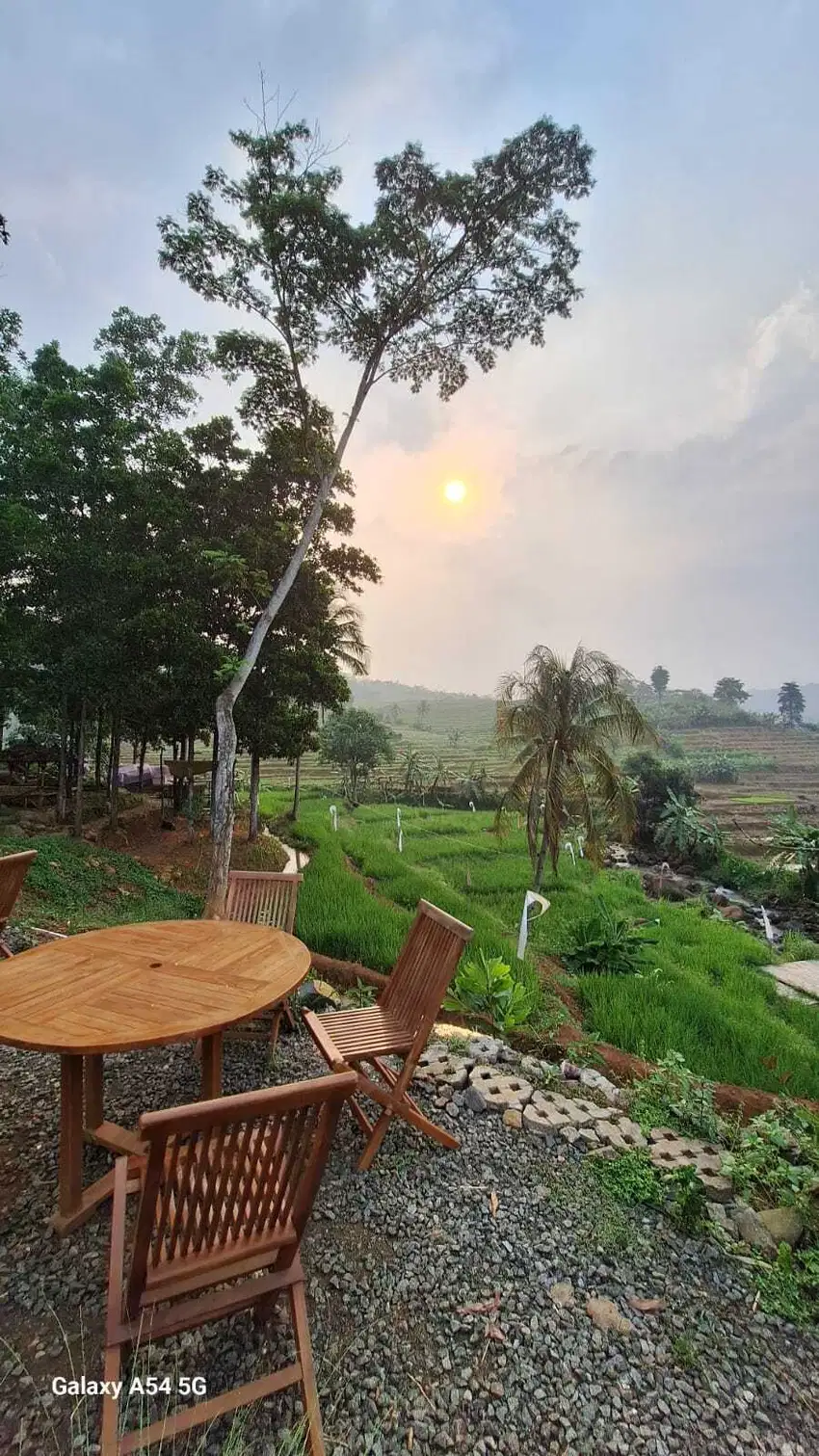 Kavling bisa di bangun view pegunungan dan pesawahan