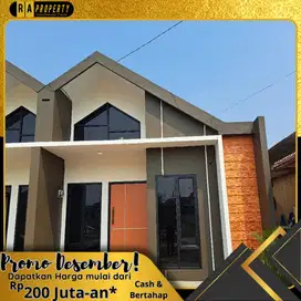 Hunian modern 2 kamar akses strategis dekat jalan utama hanya 200 JTan