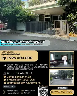 jual murah rumah melalui lelang negara