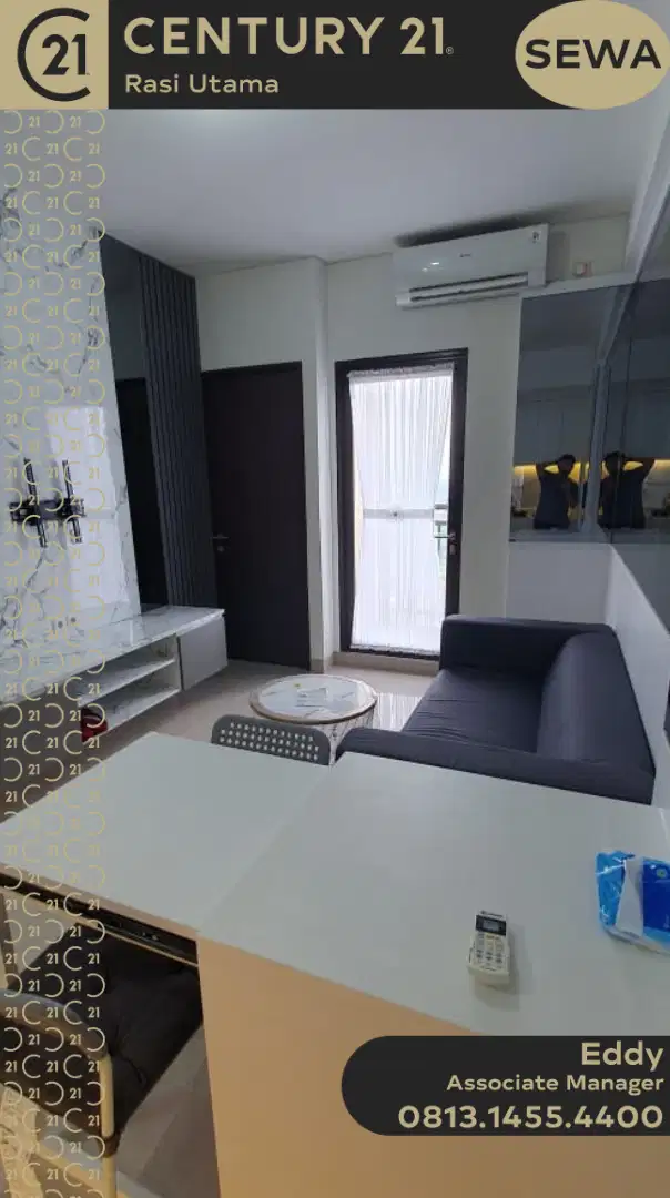 DISEWAKAN 1 UNIT APARTEMEN TRANSPARK CIBUBUR HARJAMUKTI DEPOK