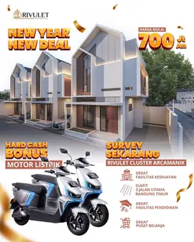 RIVULET CLUSTER ARCAMANIK Rumah desain Scandinavian dkt kiaracondong