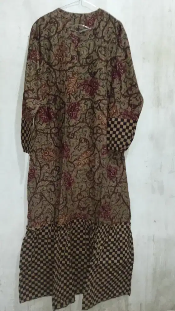 Gamis batik model cantik