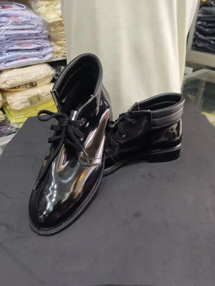 Sepatu PDH Kilat Polri Safety Shoes TNI