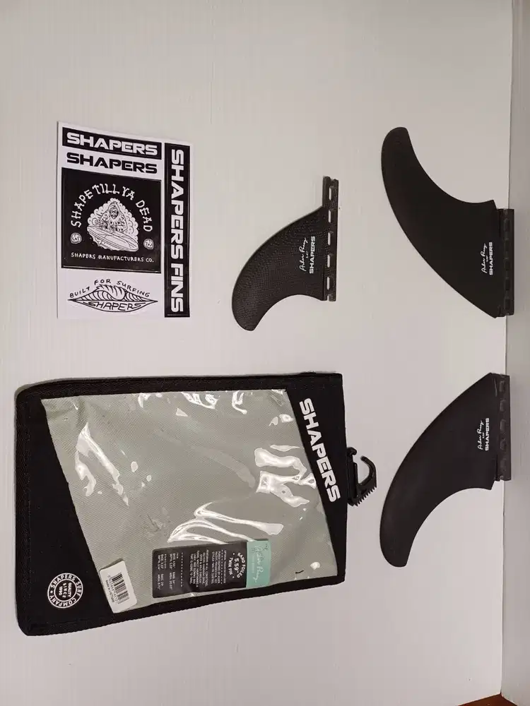 Fin Surfing : Shapers  Asher Pacey 5.59 Twin  2 + 1 - Black
