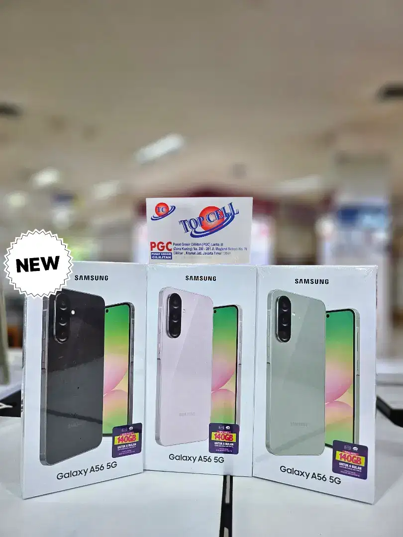 NEW SAMSUNG A56 5G RAM 8/256 GARANSI RESMI!!!
