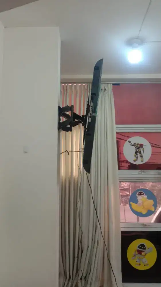 Led tv coocaa smart 32 gransi resmi + pasang bracket tv