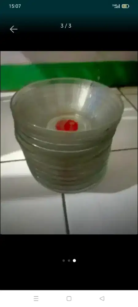 Mangkok kaca eks simpanan